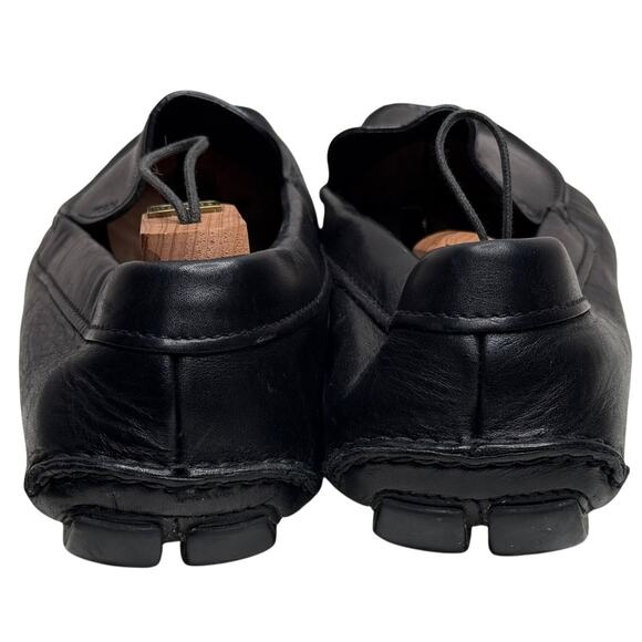 Prada Mens Black Leather Driving Loafers size 9 - Picture 3 of 6
